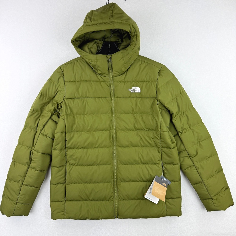The North Face Olive Green Puffer Jacket